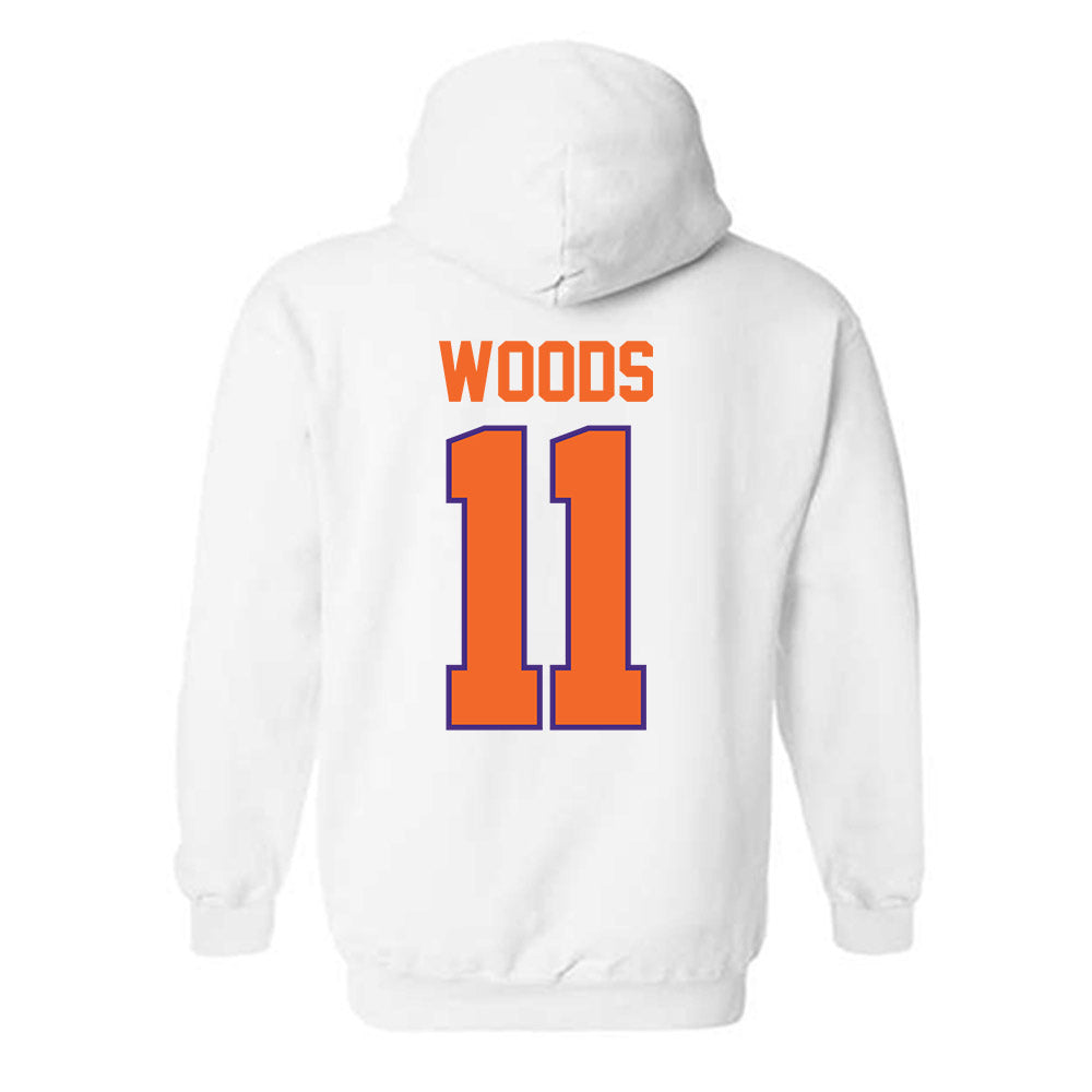 Clemson - NCAA Football : Peter Woods - Classic Shersey Hooded Sweatshirt-1