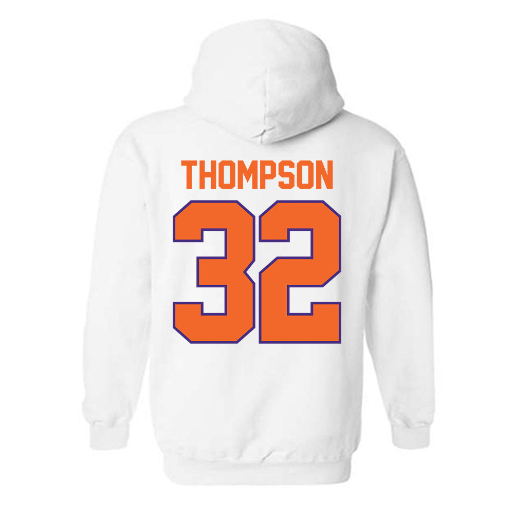 Clemson - NCAA Women's Basketball : Raven Thompson - Classic Shersey Hooded Sweatshirt-1