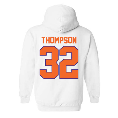 Clemson - NCAA Women's Basketball : Raven Thompson - Classic Shersey Hooded Sweatshirt-1