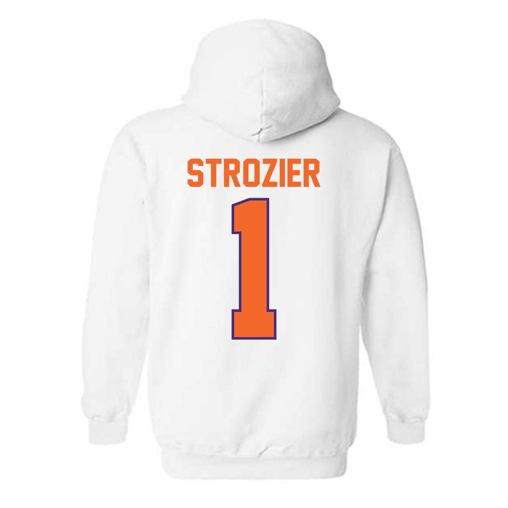 Clemson - NCAA Football : Branden Strozier - Classic Shersey Hooded Sweatshirt-1