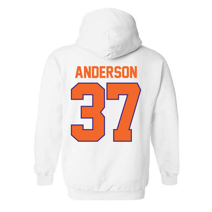 Clemson - NCAA Football : Logan Anderson - Classic Shersey Hooded Sweatshirt-1