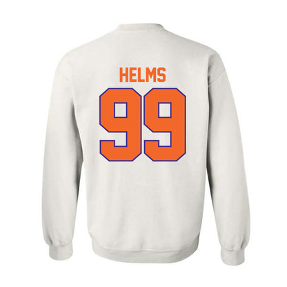 Clemson - NCAA Football : Hunter Helms - Classic Shersey Crewneck Sweatshirt-1