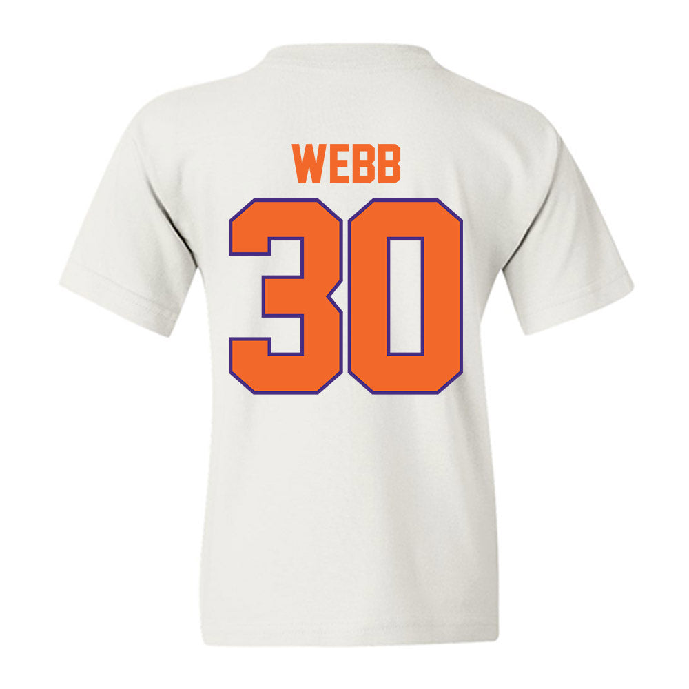 Clemson - NCAA Football : Kylen Webb - Classic Shersey Youth T-Shirt-1