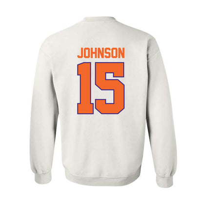 Clemson - NCAA Women's Soccer : Ella Johnson - Classic Shersey Crewneck Sweatshirt-1