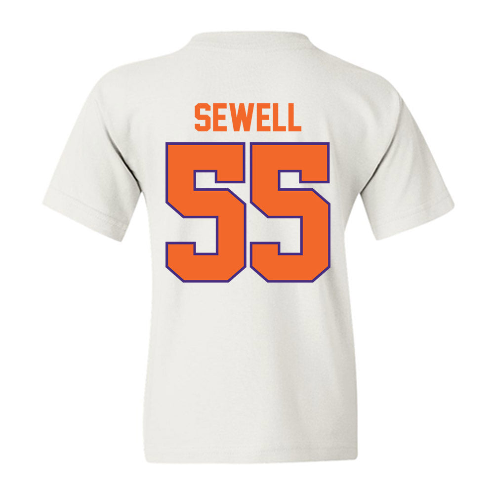Clemson - NCAA Football : Harris Sewell - Classic Shersey Youth T-Shirt-1