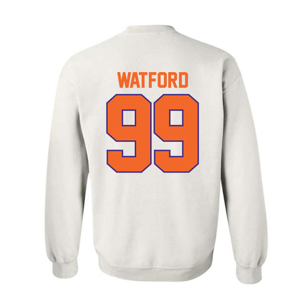 Clemson - NCAA Football : Ari Watford - Classic Shersey Crewneck Sweatshirt-1