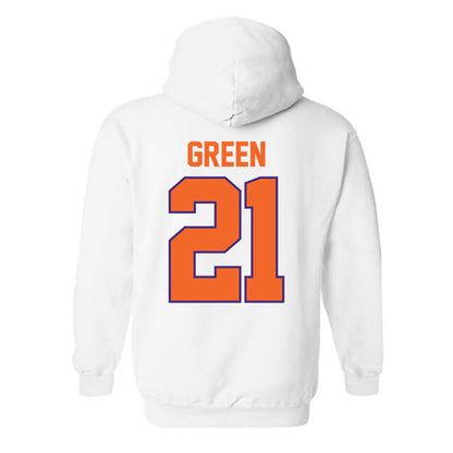 Clemson - NCAA Football : Jarvis Green - Classic Shersey Hooded Sweatshirt-1