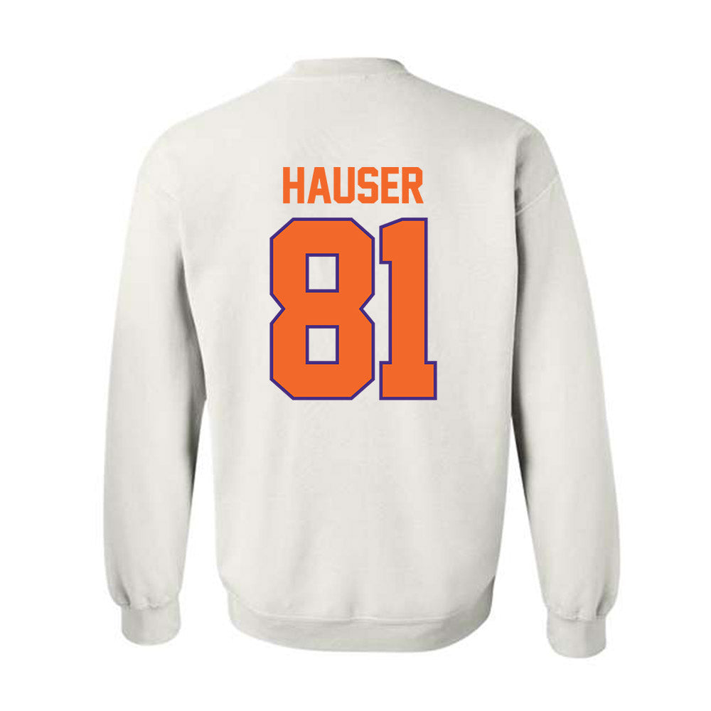 Clemson - NCAA Football : Nolan Hauser - Classic Shersey Crewneck Sweatshirt-1