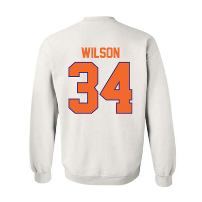 Clemson - NCAA Football : Max Wilson - Classic Shersey Crewneck Sweatshirt-1