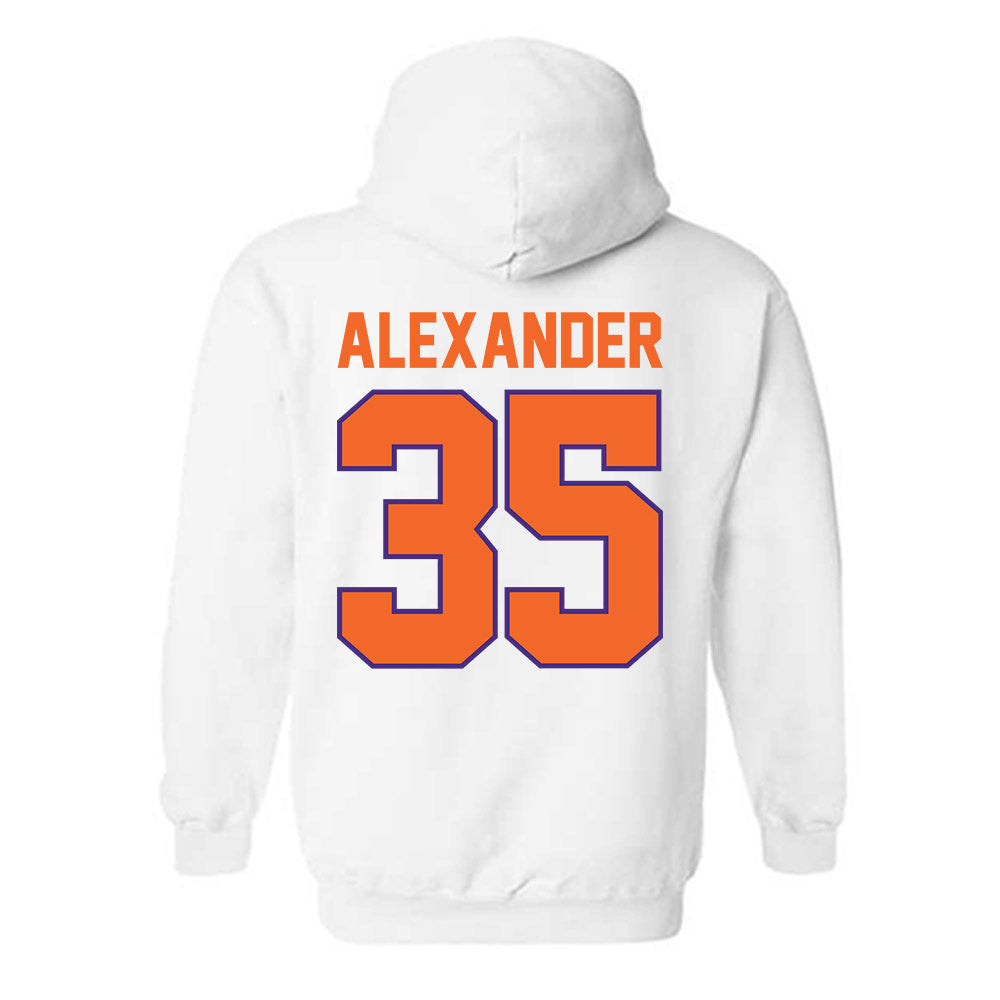 Clemson - NCAA Football : Jeremiah Alexander - Classic Shersey Hooded Sweatshirt-1