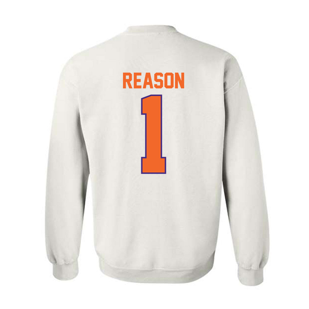 Clemson - NCAA Women's Soccer : Nona Reason - Classic Shersey Crewneck Sweatshirt-1