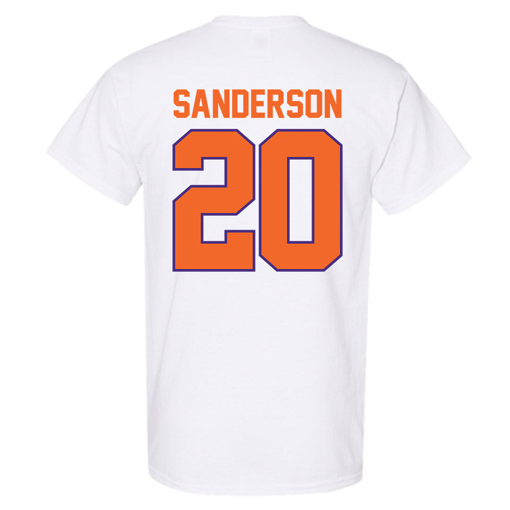 Clemson - NCAA Football : Clark Sanderson - Classic Shersey T-Shirt-1
