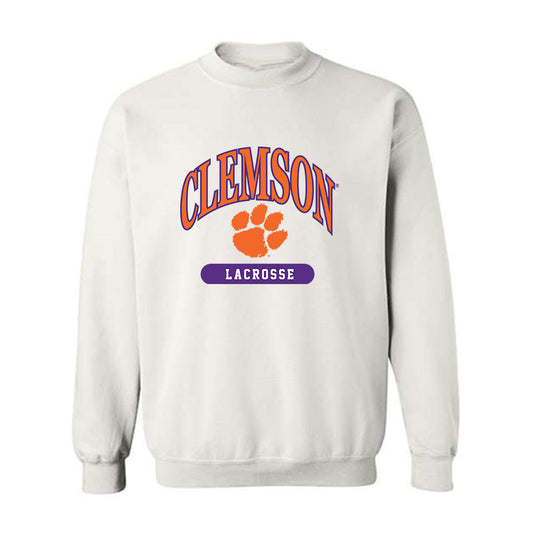 Clemson - NCAA Women's Lacrosse : Anna Bogan - Classic Shersey Crewneck Sweatshirt-0