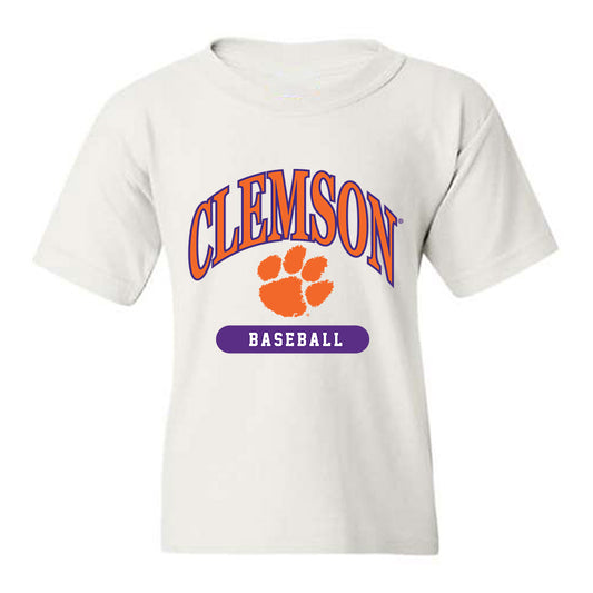 Clemson - NCAA Baseball : Drew Titsworth - Classic Shersey Youth T-Shirt-0