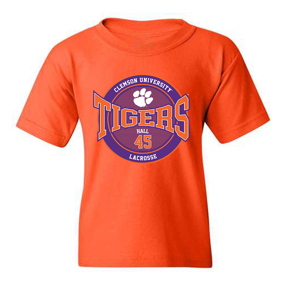 Clemson - NCAA Women's Lacrosse : Demma Hall - Classic Fashion Shersey Youth T-Shirt