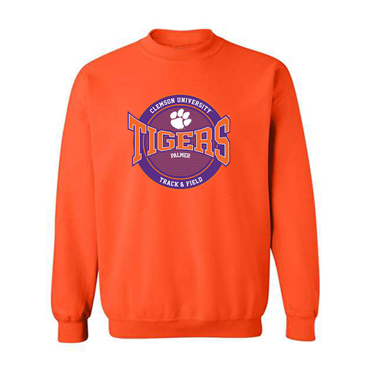 Clemson - NCAA Men's Track & Field : Isaiah Palmer - Classic Fashion Shersey Crewneck Sweatshirt