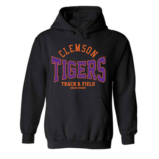 Clemson - NCAA Men's Track & Field : Drake Risser - Classic Fashion Shersey Hooded Sweatshirt-0