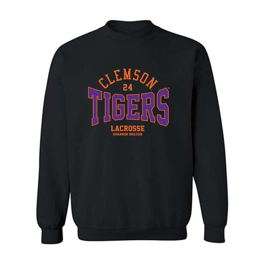 Clemson - NCAA Women's Lacrosse : Shannon Brazier - Classic Fashion Shersey Crewneck Sweatshirt-0