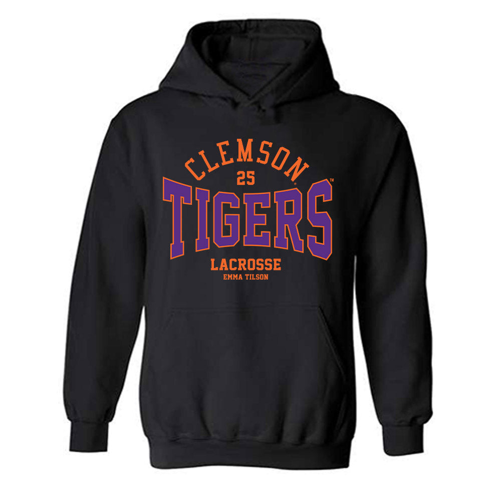 Clemson - NCAA Women's Lacrosse : Emma Tilson - Classic Fashion Shersey Hooded Sweatshirt