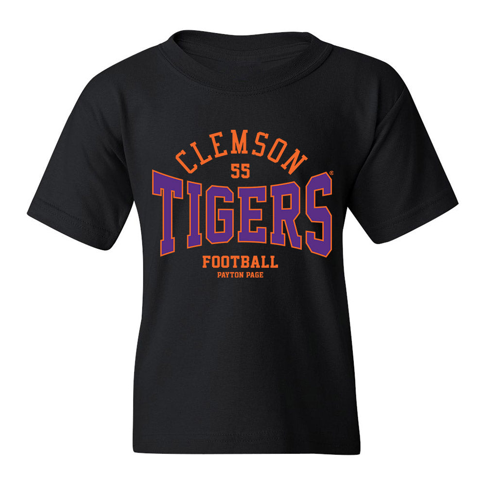 Clemson - NCAA Football : Payton Page - Classic Fashion Shersey Youth T-Shirt