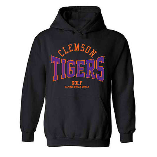 Clemson - NCAA Men's Golf : Samuel Duran Duran - Classic Fashion Shersey Hooded Sweatshirt-0