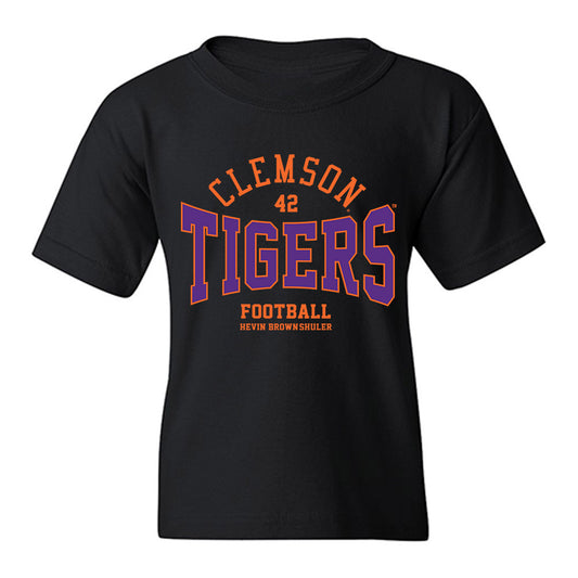 Clemson - NCAA Football : Hevin Brown-Shuler - Classic Fashion Shersey Youth T-Shirt-0