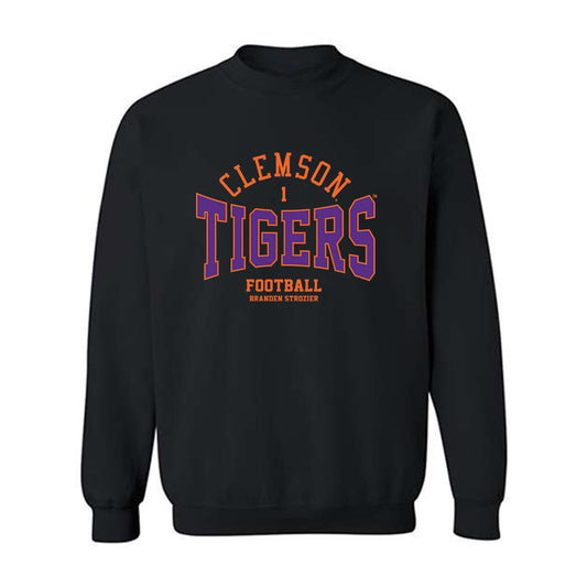 Clemson - NCAA Football : Branden Strozier - Classic Fashion Shersey Crewneck Sweatshirt-0