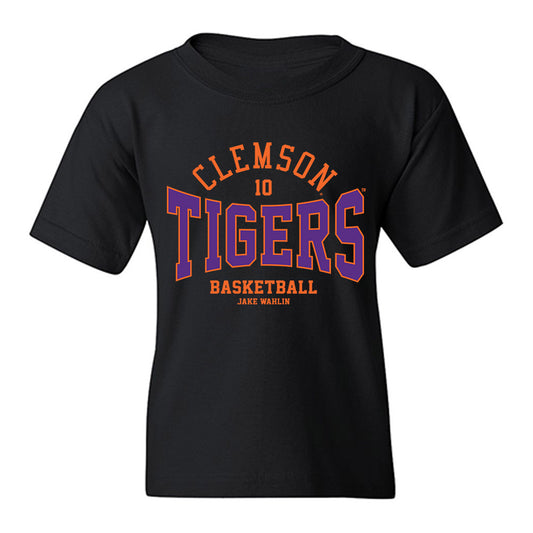 Clemson - NCAA Men's Basketball : Jake Wahlin - Classic Fashion Shersey Youth T-Shirt-0
