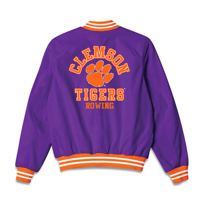 Clemson - NCAA Women's Rowing : Piper Lee - Bomber Jacket-1