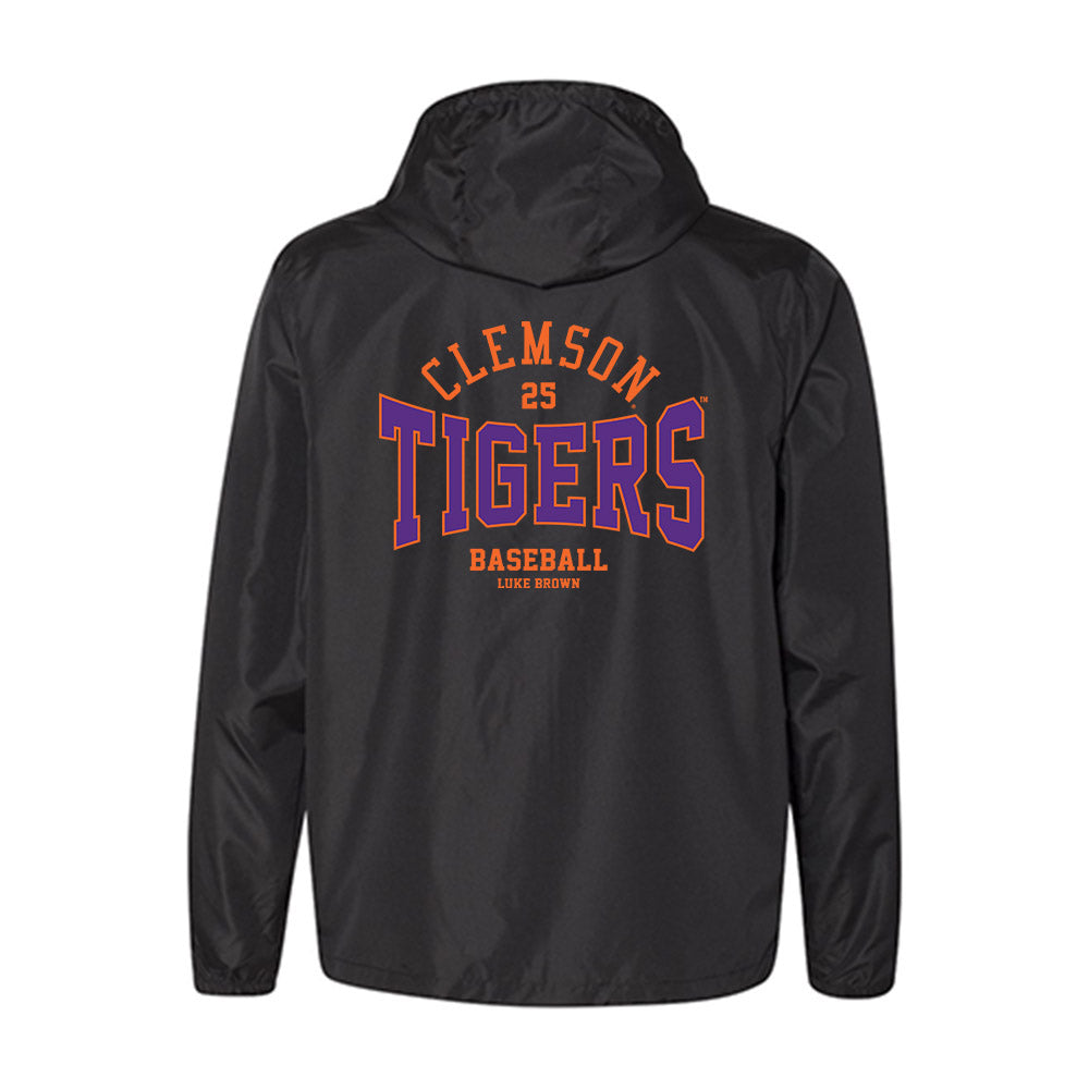 Clemson - NCAA Baseball : Luke Brown - Windbreaker-1