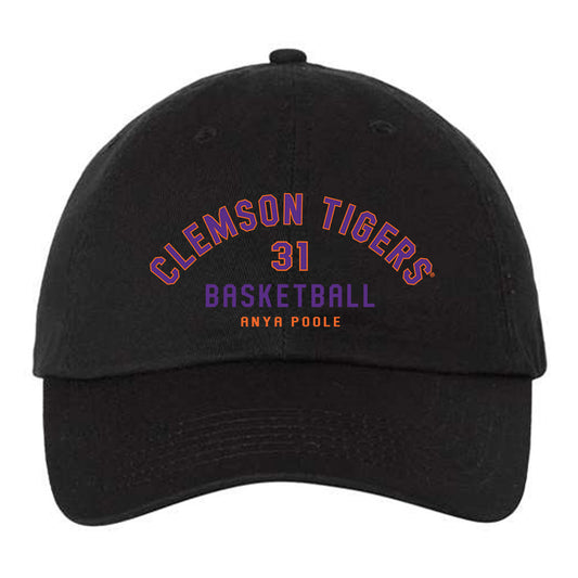 Clemson - NCAA Women's Basketball : Anya Poole - Dad Hat-0