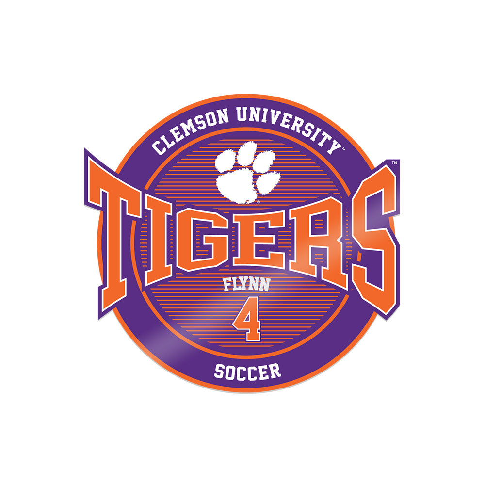 Clemson - NCAA Men's Soccer : Galen Flynn - Sticker