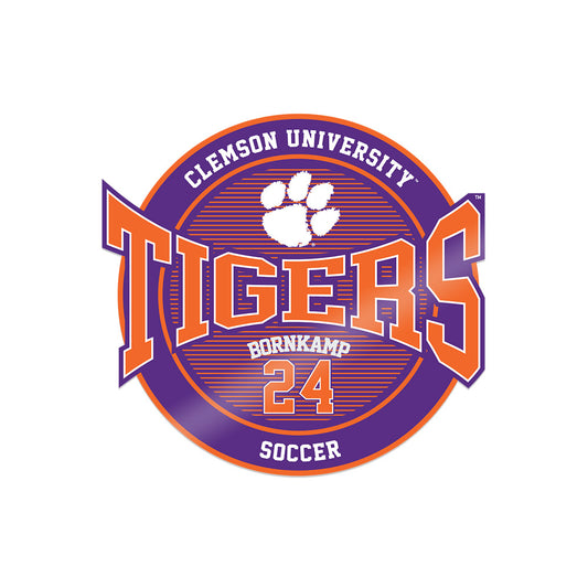 Clemson - NCAA Women's Soccer : Megan Bornkamp - Sticker