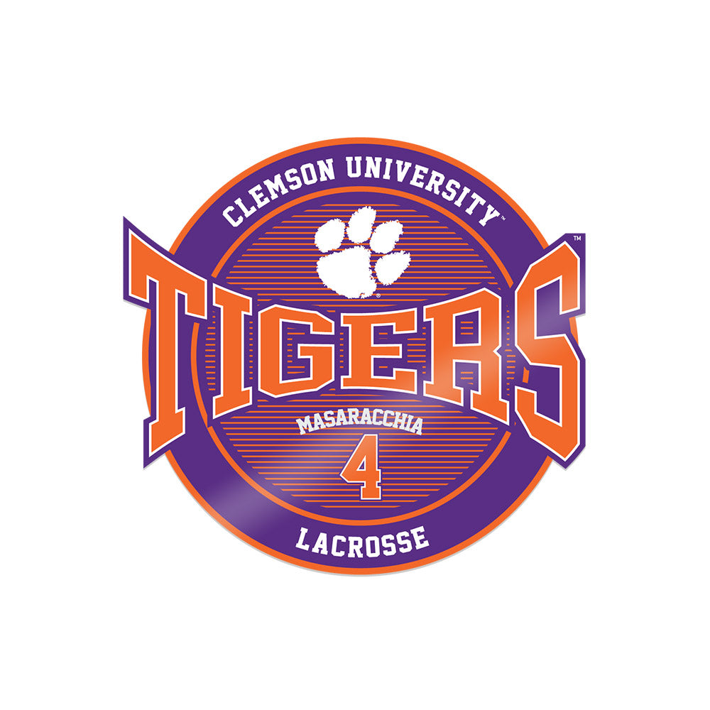 Clemson - NCAA Women's Lacrosse : Paris Masaracchia - Sticker