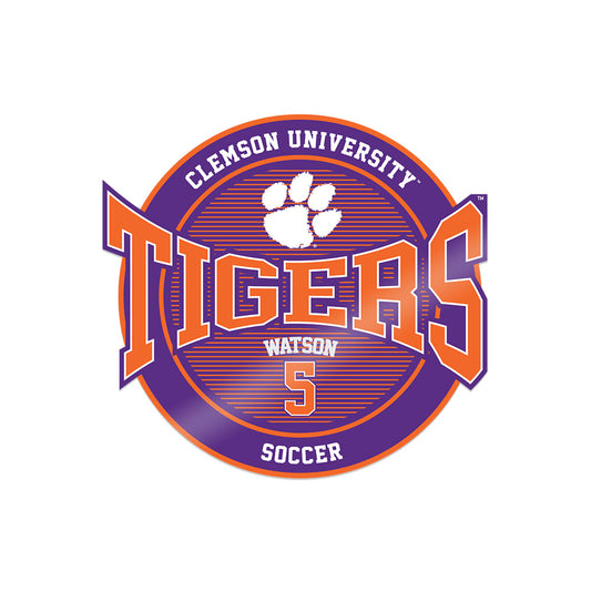 Clemson - NCAA Men's Soccer : Terry Watson - Sticker