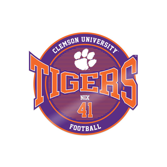 Clemson - NCAA Football : Caleb Nix - Sticker