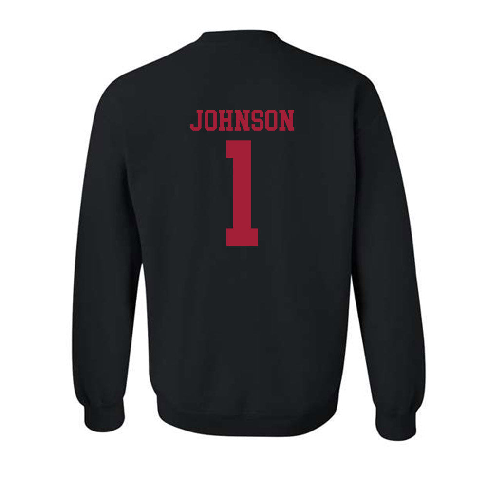 WSU - NCAA Football : Angel Johnson - Classic Shersey Crewneck Sweatshirt-1