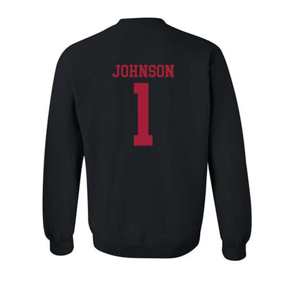 WSU - NCAA Football : Angel Johnson - Classic Shersey Crewneck Sweatshirt-1