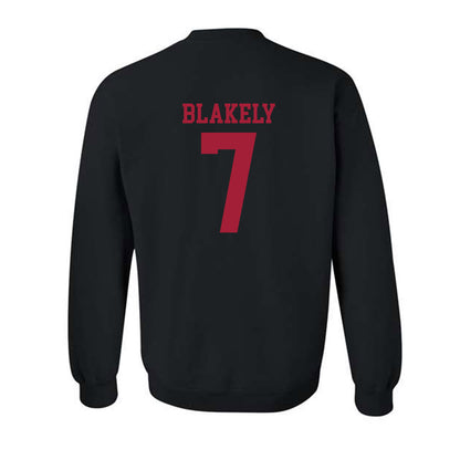 WSU - NCAA Men's Basketball : Dieume Blakely - Classic Shersey Crewneck Sweatshirt-1