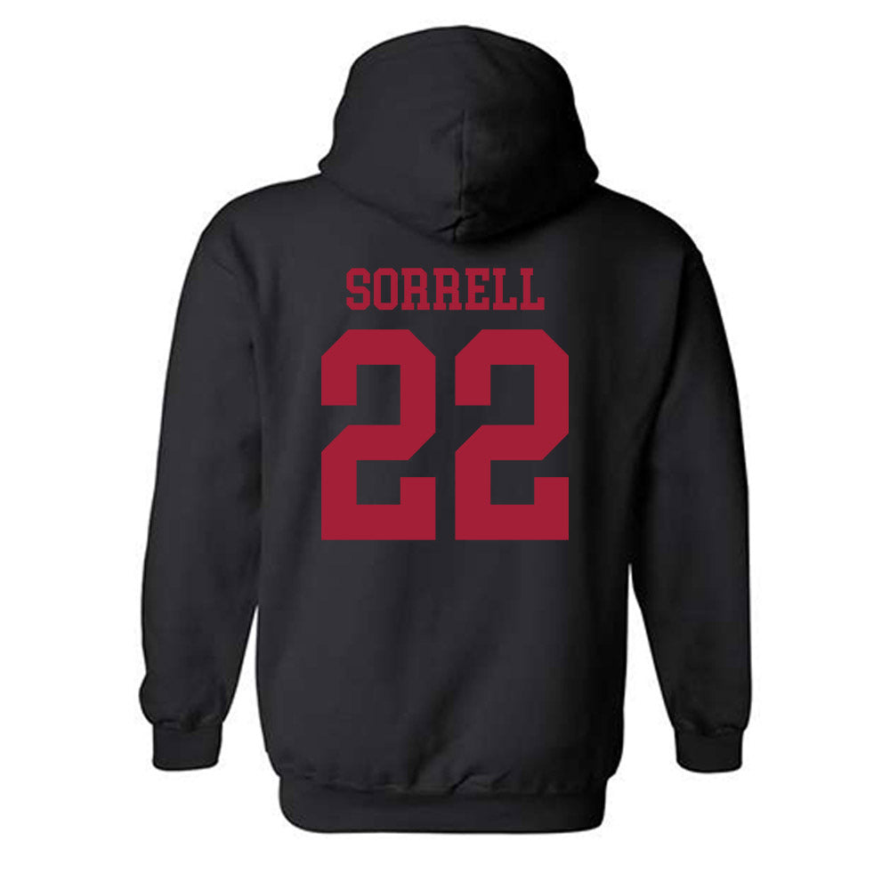 WSU - NCAA Football : Trillion Sorrell - Classic Shersey Hooded Sweatshirt-1