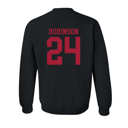 WSU - NCAA Men's Basketball : Dominik Robinson - Classic Shersey Crewneck Sweatshirt-1