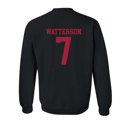 WSU - NCAA Baseball : Cole Watterson - Classic Shersey Crewneck Sweatshirt-1