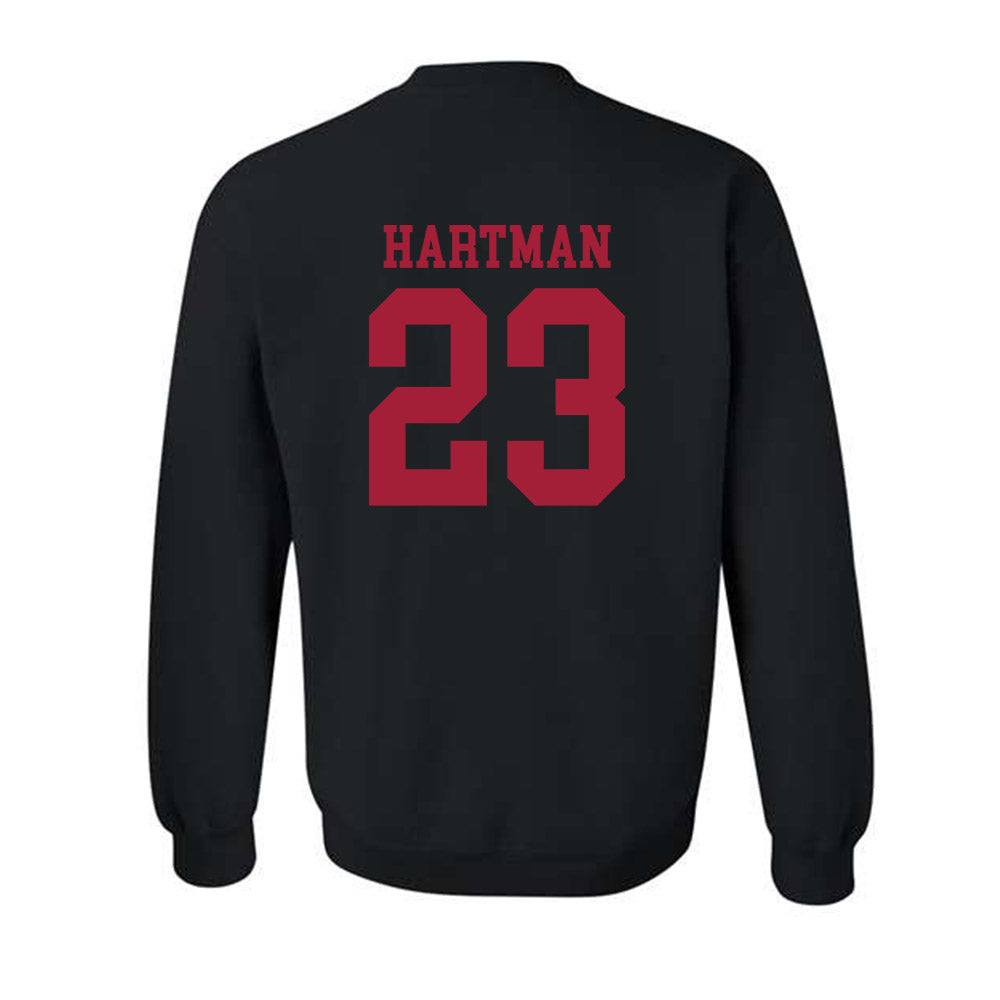 WSU - NCAA Baseball : Max Hartman - Classic Shersey Crewneck Sweatshirt-1