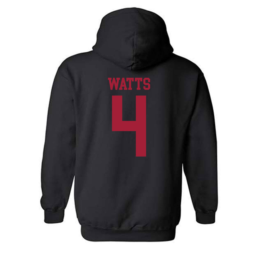 WSU - NCAA Men's Basketball : Lejuan Watts - Classic Shersey Hooded Sweatshirt-1