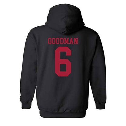 WSU - NCAA Football : Duhron Goodman - Classic Shersey Hooded Sweatshirt-1