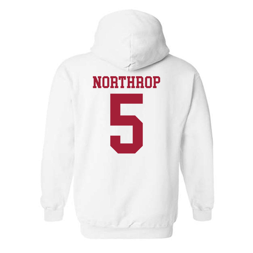 WSU - NCAA Baseball : Kyler Northrop - Classic Shersey Hooded Sweatshirt-1