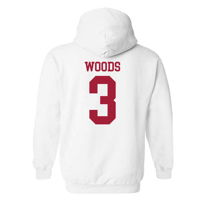 WSU - NCAA Football : Maxwell Woods - Classic Shersey Hooded Sweatshirt-1