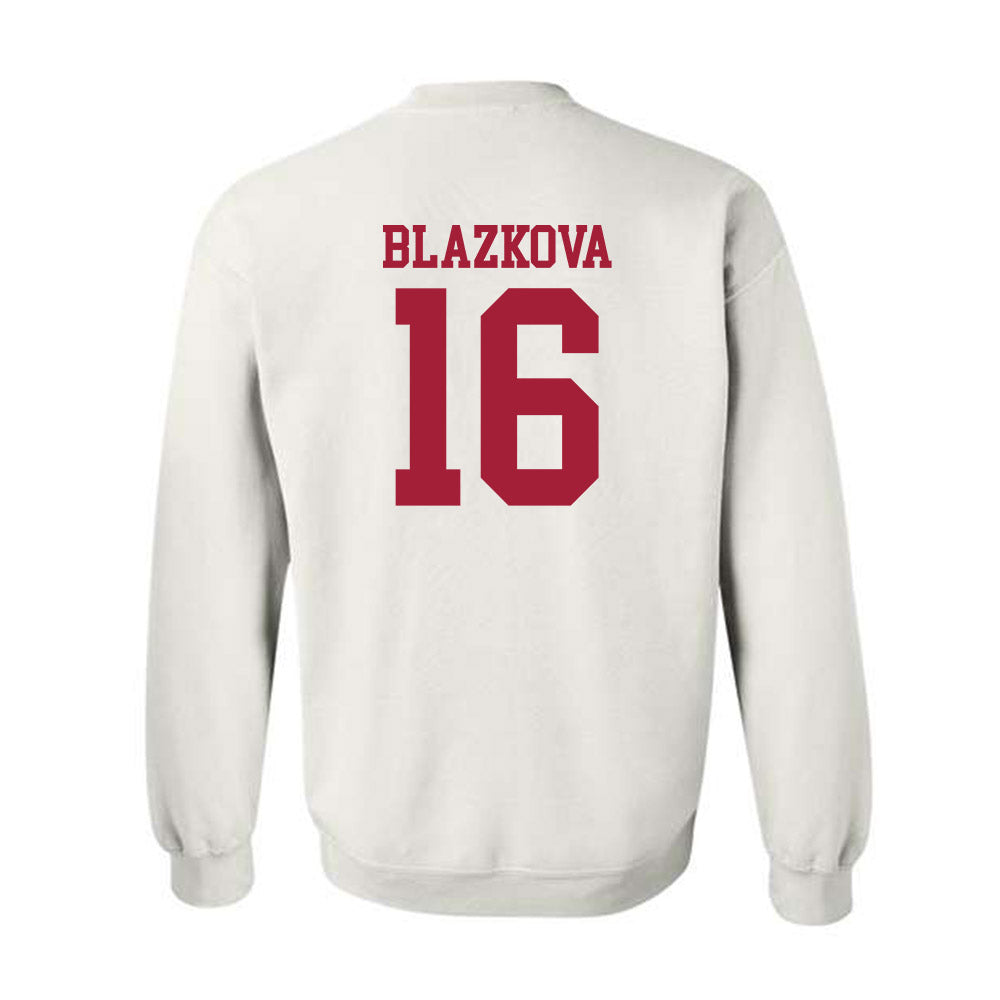 WSU - NCAA Women's Volleyball : Lucie Blazkova - Classic Shersey Crewneck Sweatshirt-1