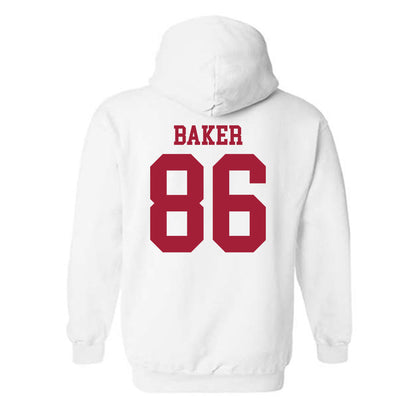 WSU - NCAA Football : Beau Baker - Classic Shersey Hooded Sweatshirt-1