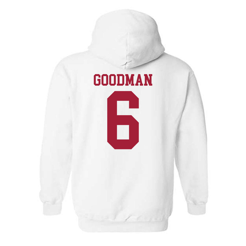 WSU - NCAA Football : Duhron Goodman - Classic Shersey Hooded Sweatshirt-1